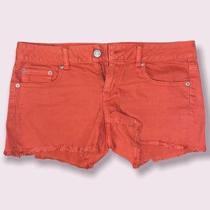 BNWOT coral AEO shorts